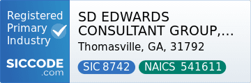 SD EDWARDS CONSULTANT GROUP, LLC - SIC Code 8742 - NAICS Code 541611 - Profile at SICCODE.com