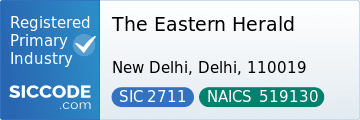 The Eastern Herald - SIC Code 2711 - NAICS Code 511110 - Profile at SICCODE.com