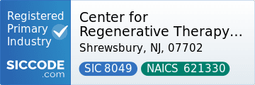 Center for Regenerative Therapy and Pain Management - SIC Code 8049 - NAICS Code 621330 - Profile at SICCODE.com