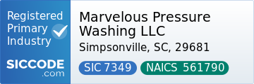 Marvelous Pressure Washing LLC - SIC Code 7349 - NAICS Code 561790 - Profile at SICCODE.com