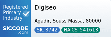 Digiseo - SIC Code 8742 - NAICS Code 541613 - Profile at SICCODE.com